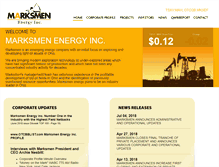 Tablet Screenshot of marksmenenergy.com